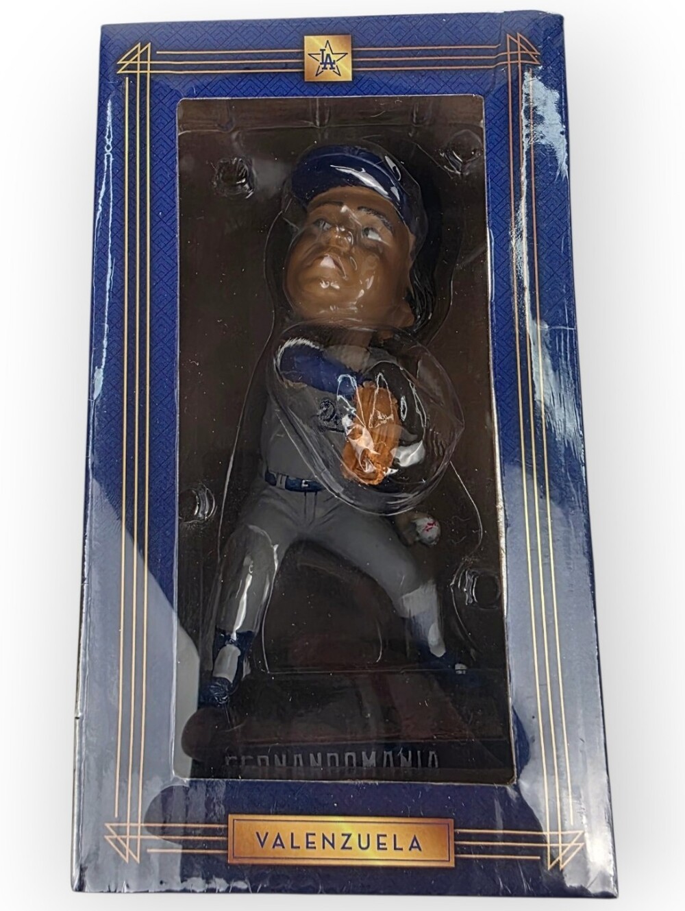 Valenzuela Baseball Bobblehead - Blue